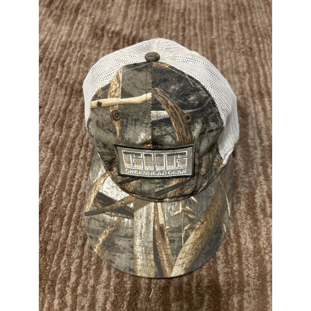 Official Green Head Gear Camo Mesh Baseball Cap. NEW
